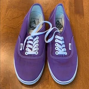 Purple Authentic Vans